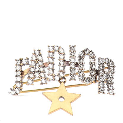 Christian Dior Crystal J'Adior Star Barrette 1 of 4