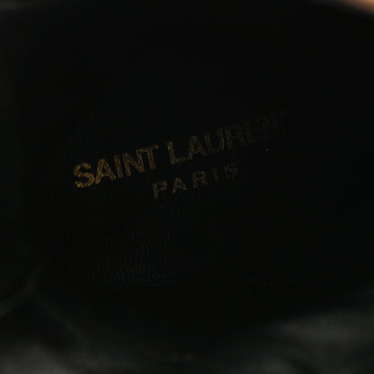 Saint Laurent Suede Joplin Buckle Booties 36.5 Land 13 of 14