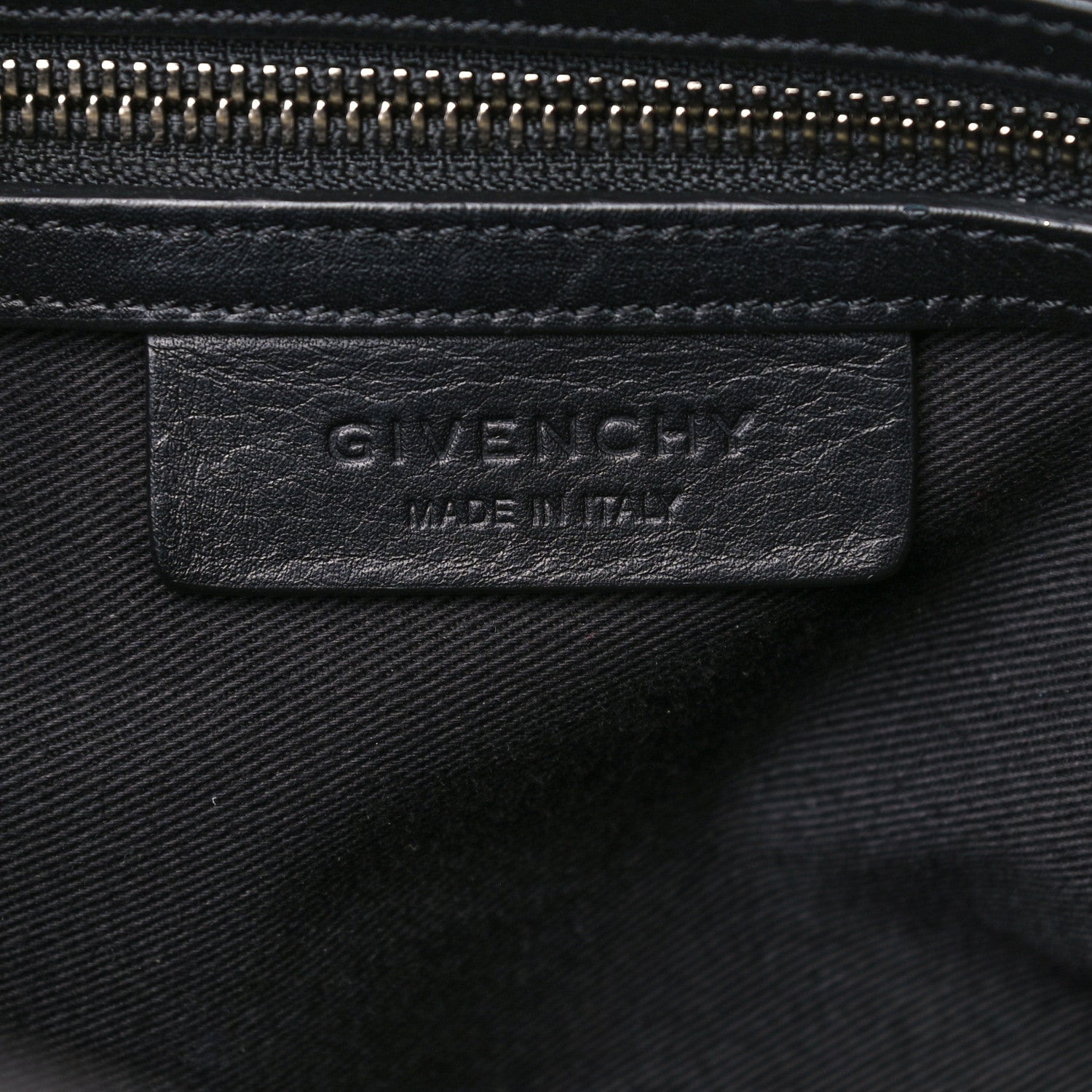Givenchy Calfskin Crocodile Embossed 3D Stud Medium Antigona Storm Grey 6 of 11