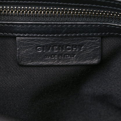 Givenchy Calfskin Crocodile Embossed 3D Stud Medium Antigona Storm Grey 6 of 11