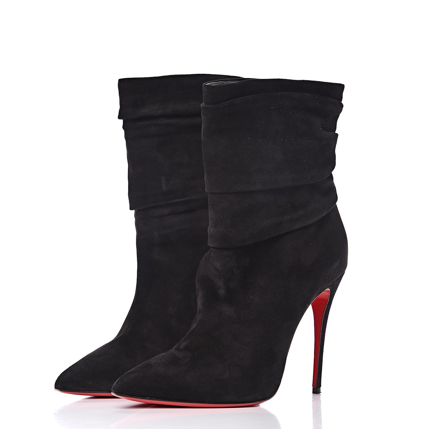 Veau Velours Ishtar 100 Booties 38.5 Black