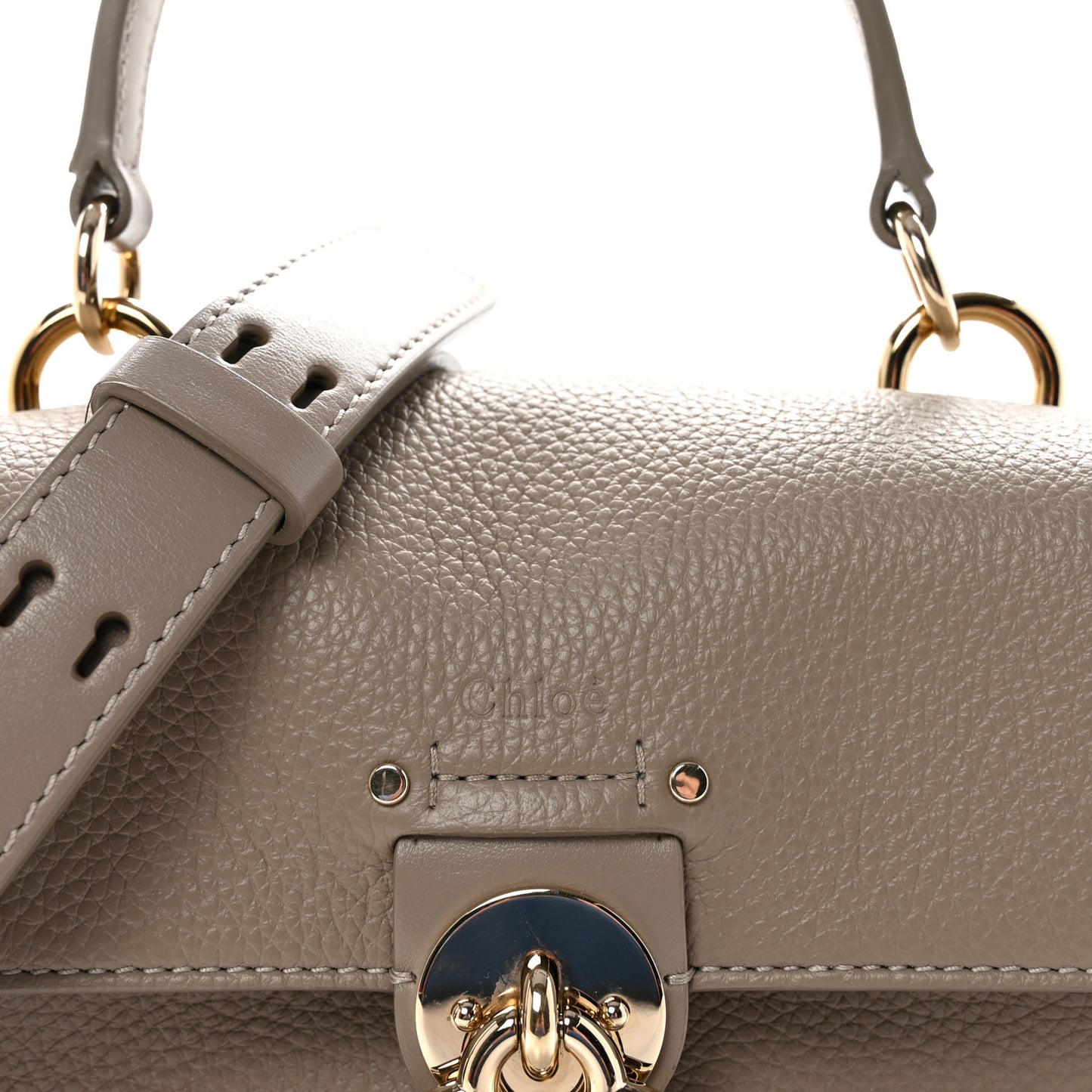 Calfskin Mini Tess Day Bag Motty Grey