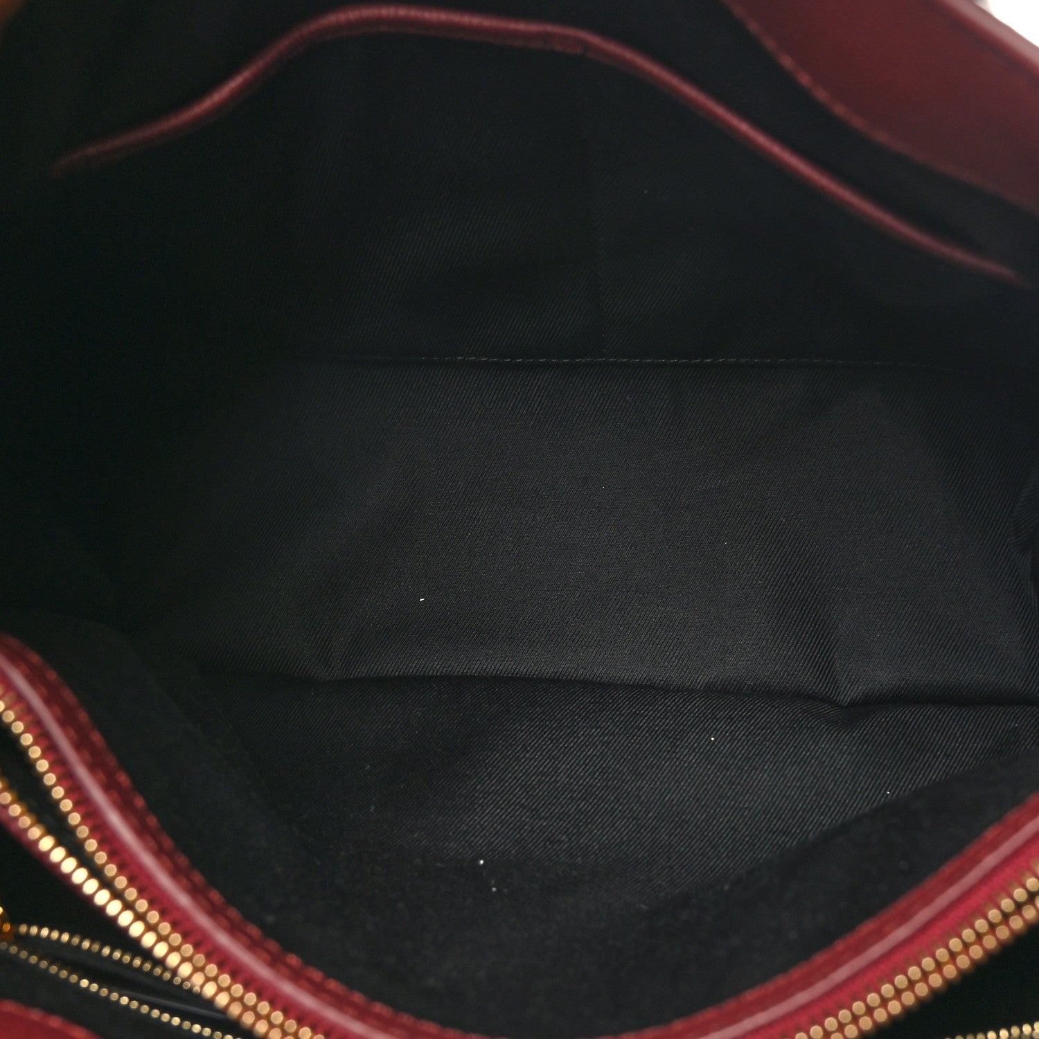 Burberry Grainy Calfskin House Check Medium Banner Tote Mahogany Red 5 of 8