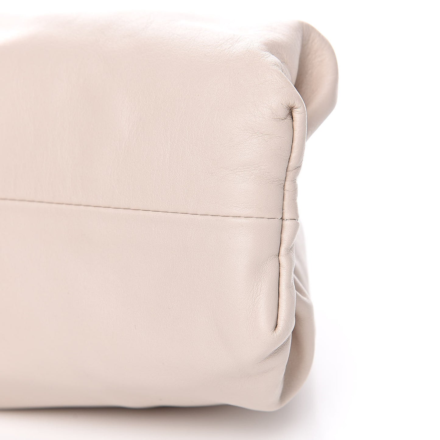 Smooth Butter Calf The Pouch Oversized Clutch Mist