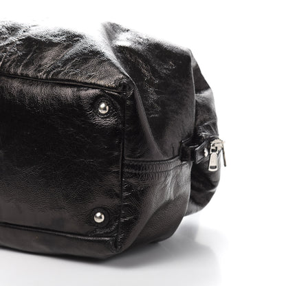 Saint Laurent Textured Patent Easy Y Bag Black 10 of 18