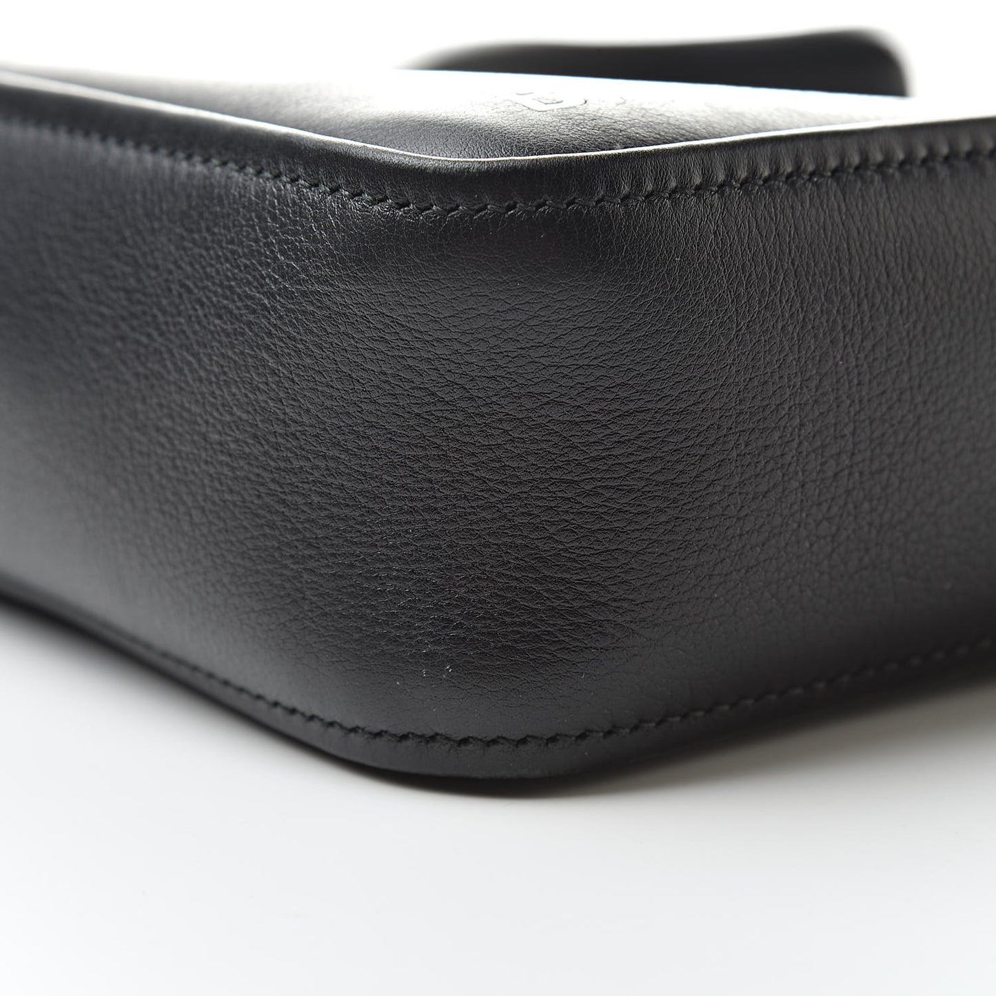 Calfskin XS Triangle Chain Duffle Black