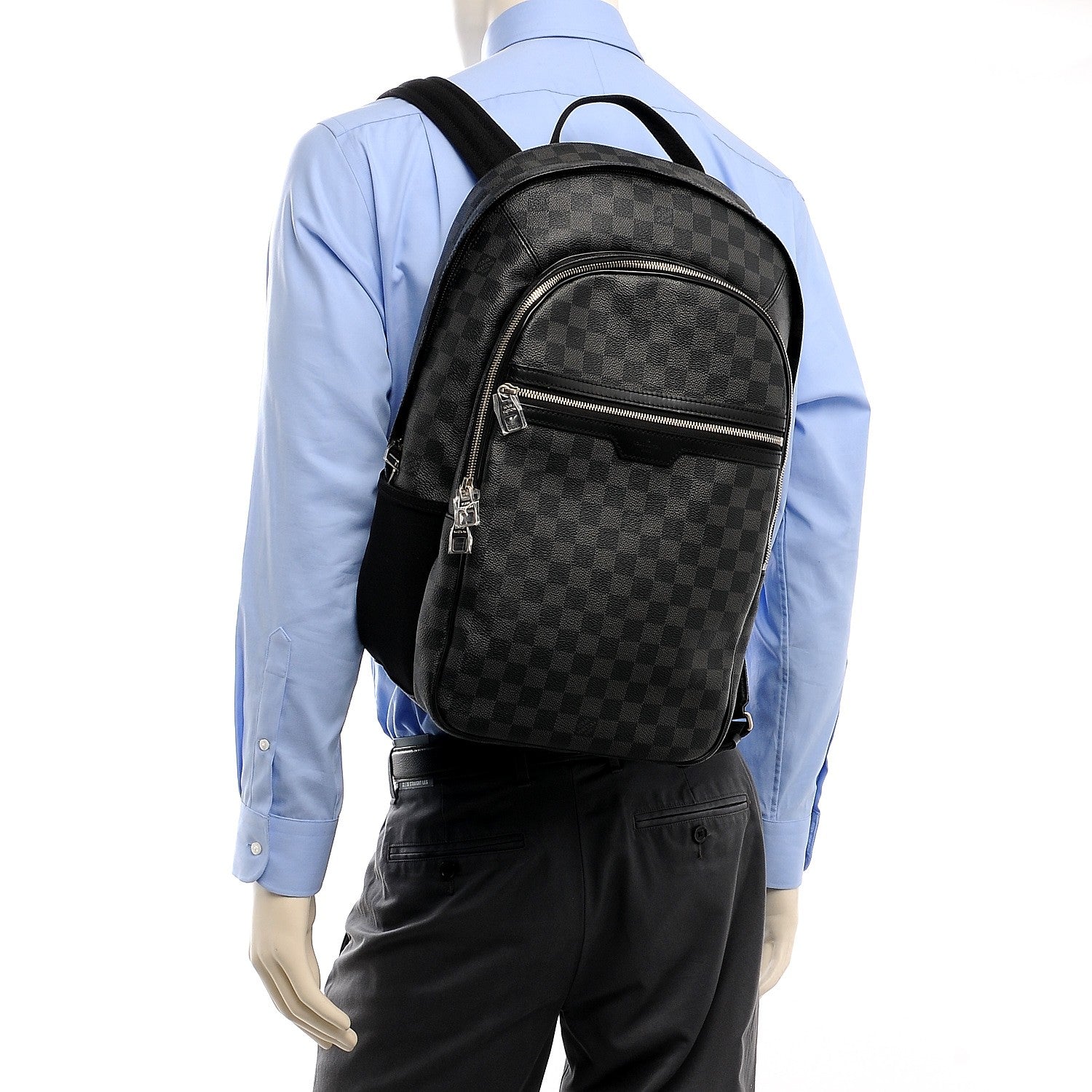 Louis Vuitton Damier Graphite Michael Backpack 2 of 8