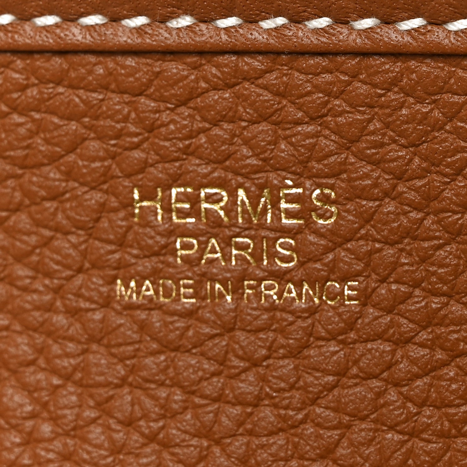 Hermes Taurillon Clemence Evelyne III PM Gold 6 of 10