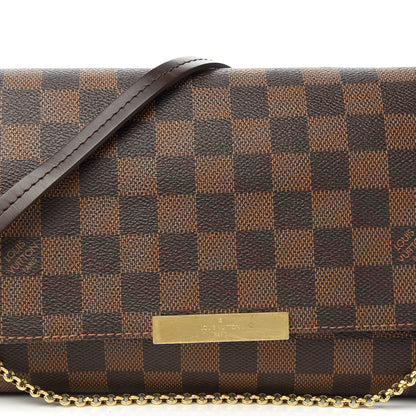 Louis Vuitton Damier Ebene Favorite MM 9 of 11