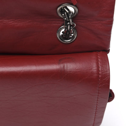 Chanel Aged Calfskin Quilted 2.55 Reissue 227 Flap Red 12 of 13