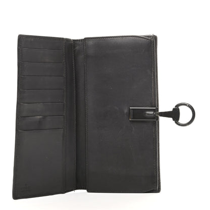 Gucci Monogram Horsebit Continental Wallet Dark Brown 5 of 9