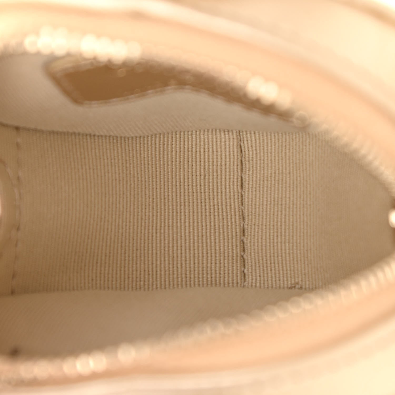 Chanel Metallic Lambskin Quilted CC In Love Heart Coin Purse With Chain Gold 5 of 11