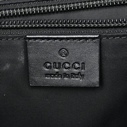 Gucci GG Supreme Monogram Web Flap Messenger Bag Black 6 of 10