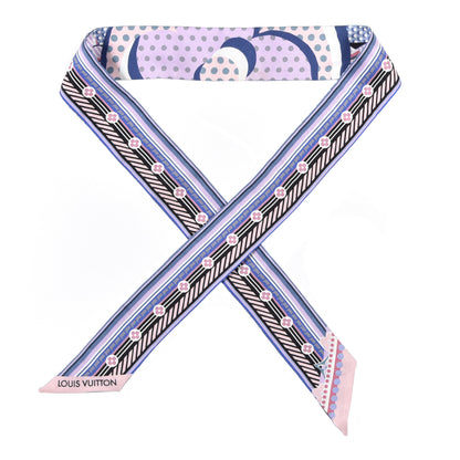 Louis Vuitton Silk Pop Monogram BB Bandeau Bleuet 1 of 4