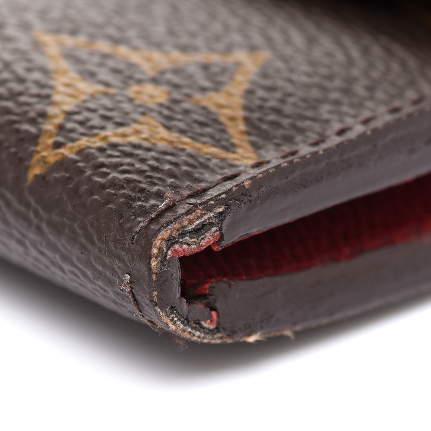 Louis Vuitton Monogram Emilie Wallet Rouge 8 of 10