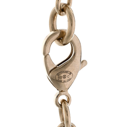 Chanel Metal CC Lion Book Locket Necklace Gold 5 of 6