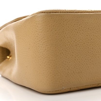 Chanel Caviar Quilted Small Single Flap Beige 9 of 13