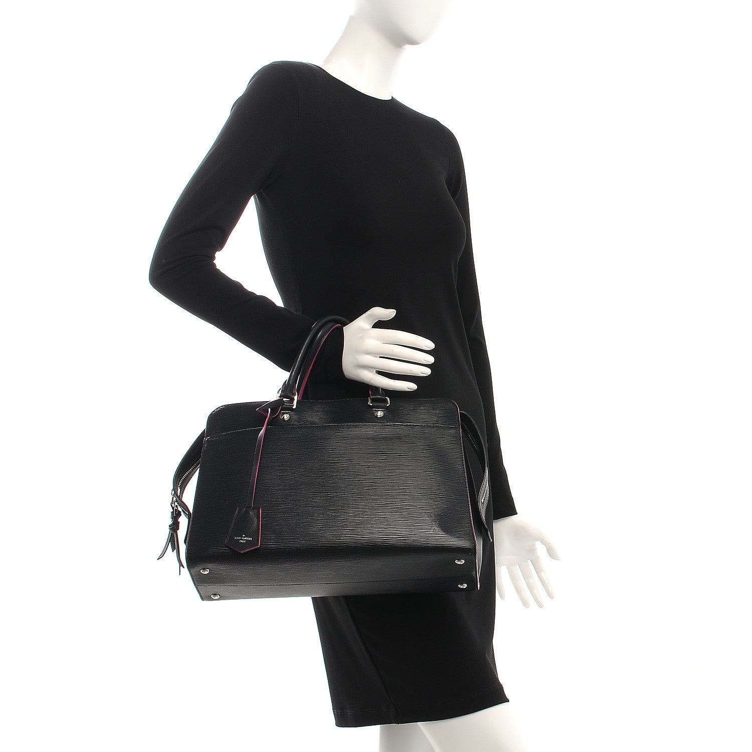 Louis Vuitton Epi Vaneau GM Black 3 of 8