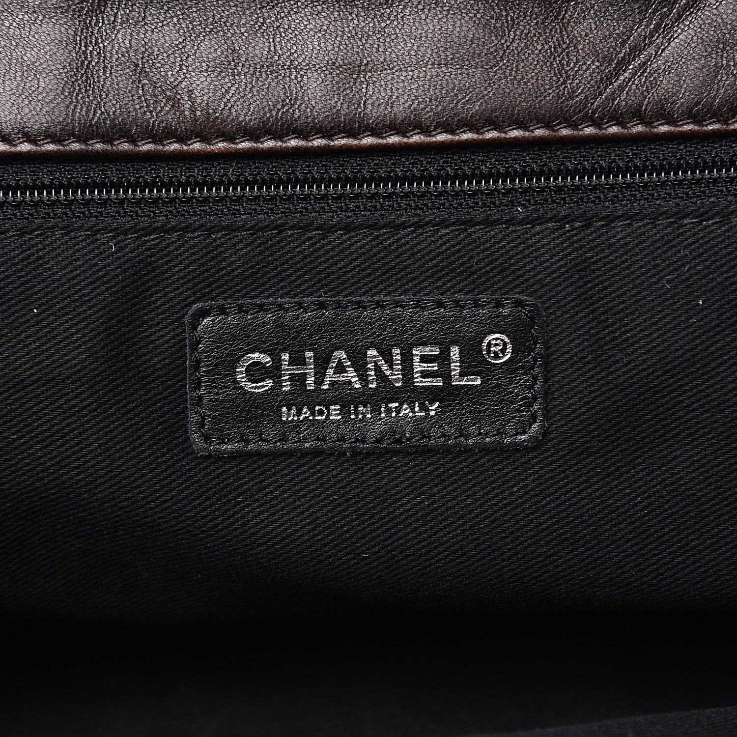 Chanel Lambskin Lax Accordion Flap Marron Fonce 5 of 14