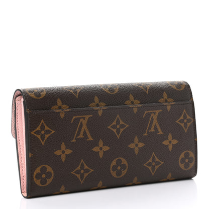 Louis Vuitton Monogram Sarah Wallet NM Rose Ballerine 3 of 7