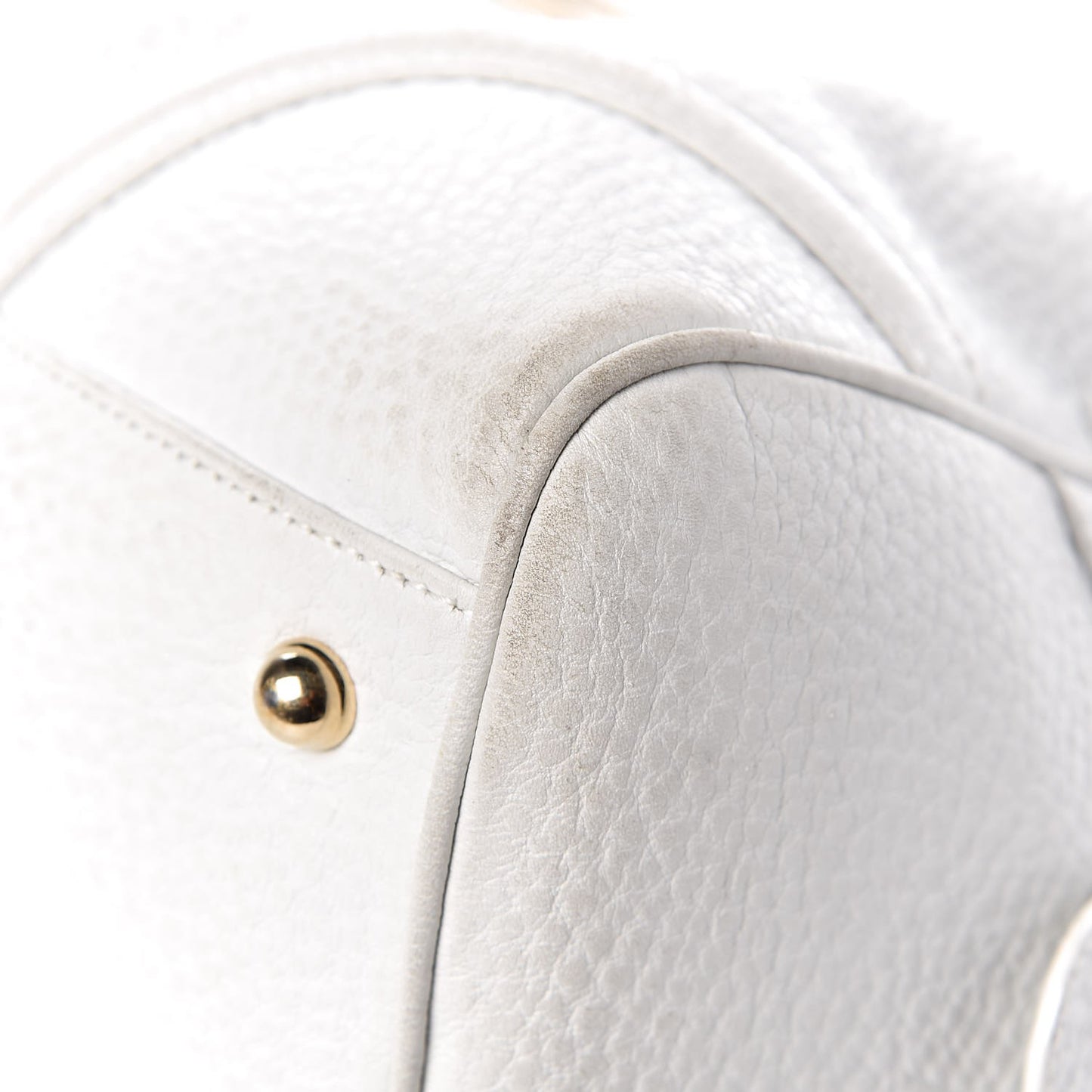 Calfskin Web Blondie Bowler White