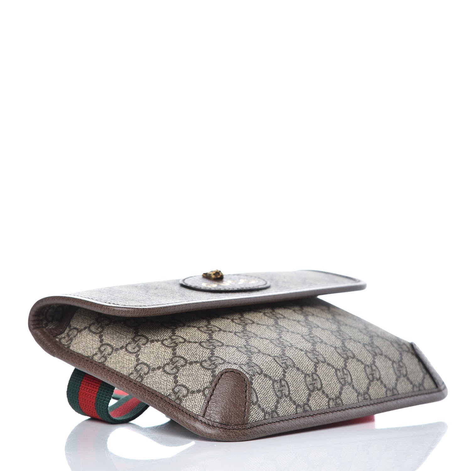 Gucci GG Supreme Monogram Neo Vintage Web Belt Bag Brown 4 of 8