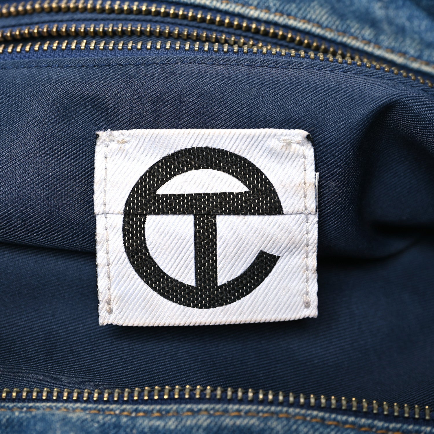 Telfar Denim Medium Shopping Bag Blue 6 of 10