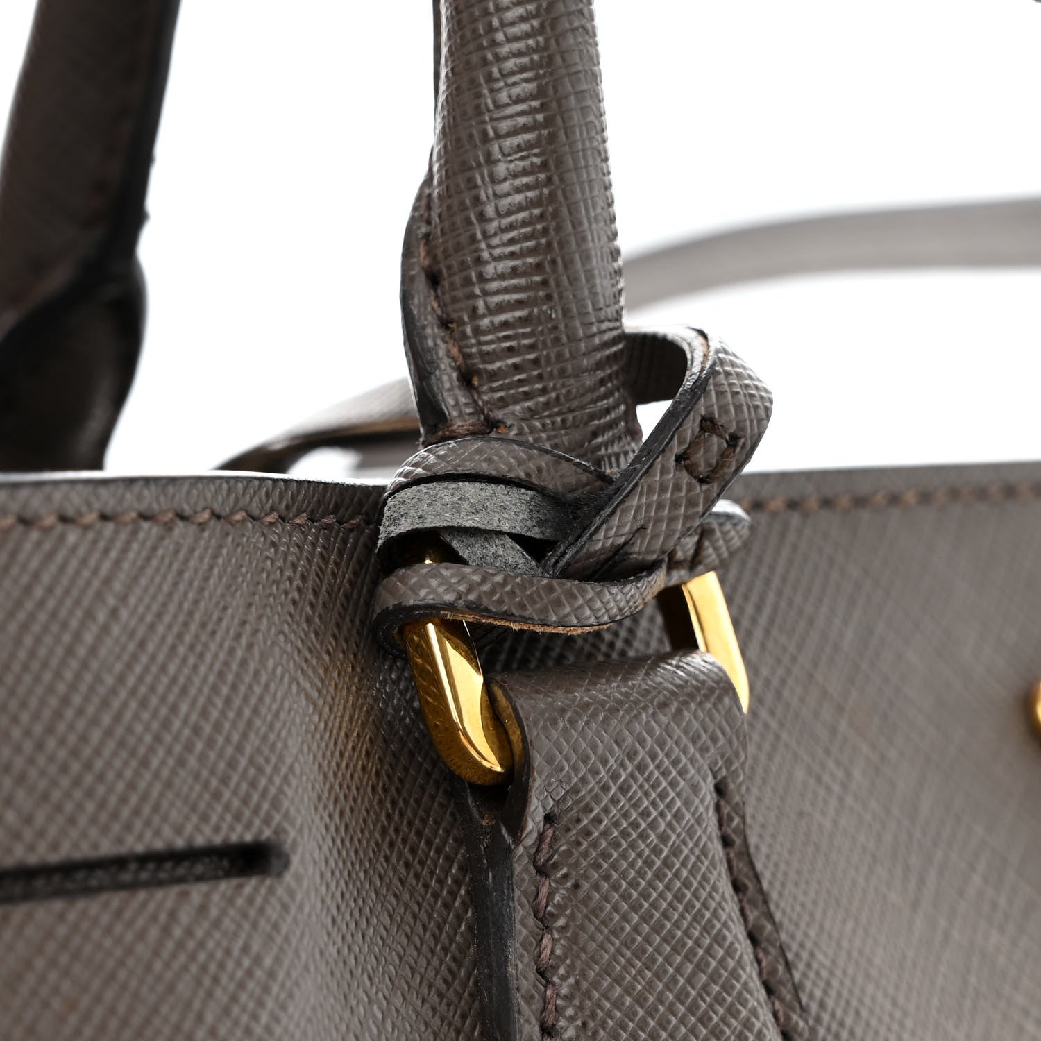 Prada Saffiano Medium Galleria Double Zip Tote Argilla 15 of 23