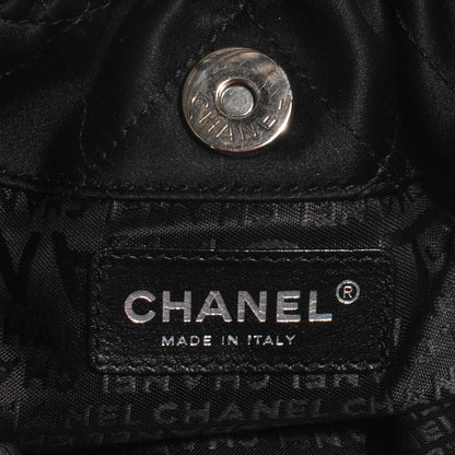 Chanel Satin Croissant Bag Black 6 of 7