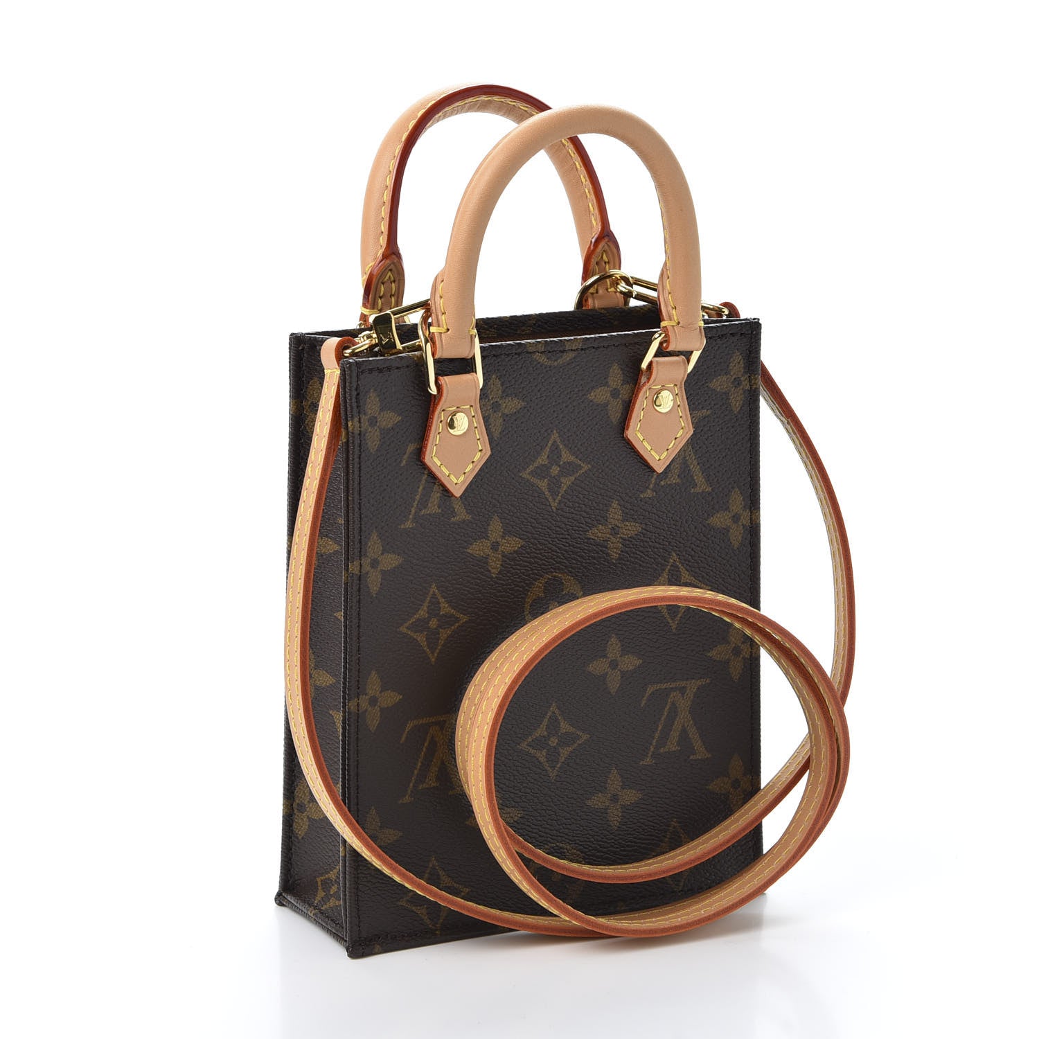Louis Vuitton Monogram Petit Sac Plat 2 of 8