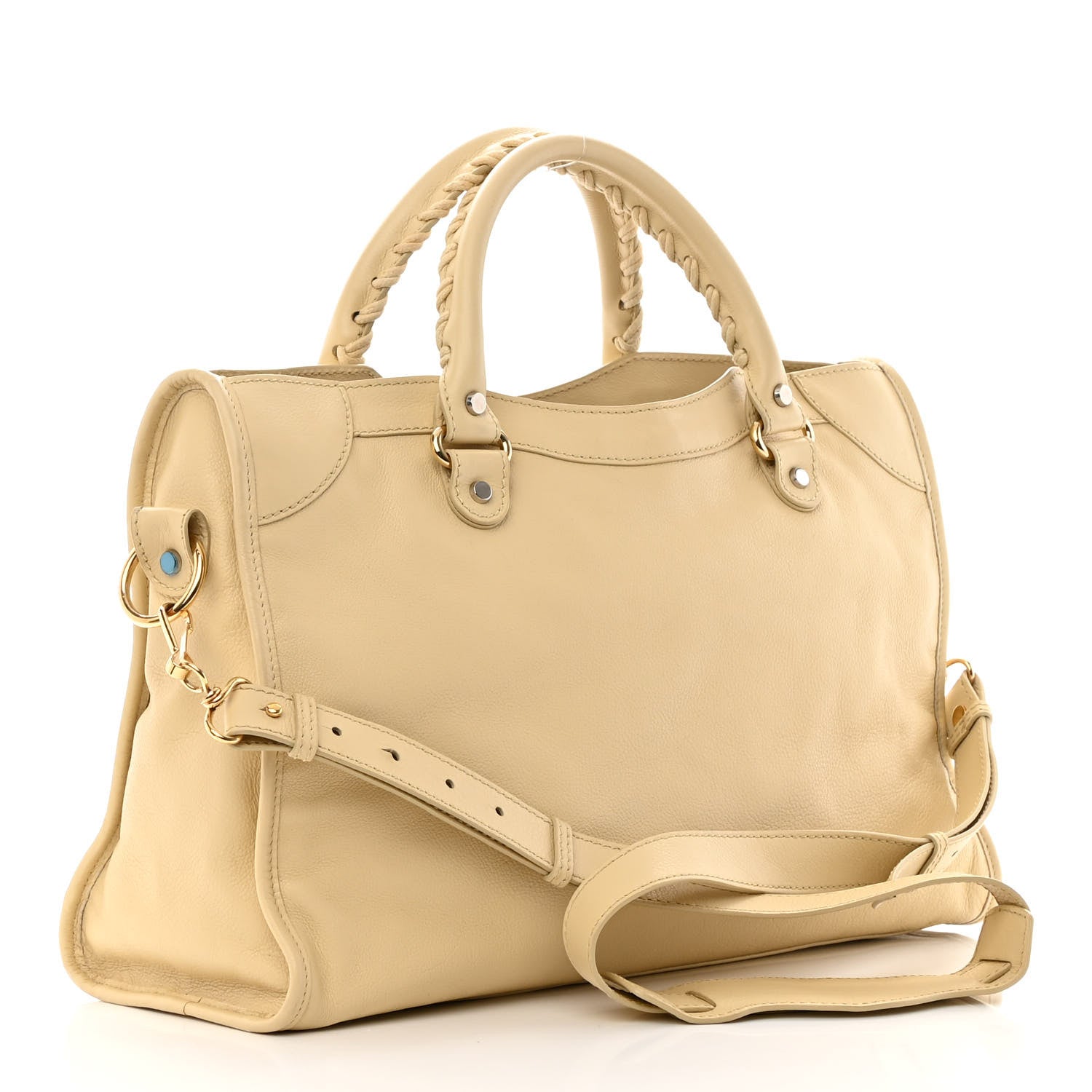 Balenciaga Veau Amp Plate Gold Hardware City Beige Argile 3 of 16