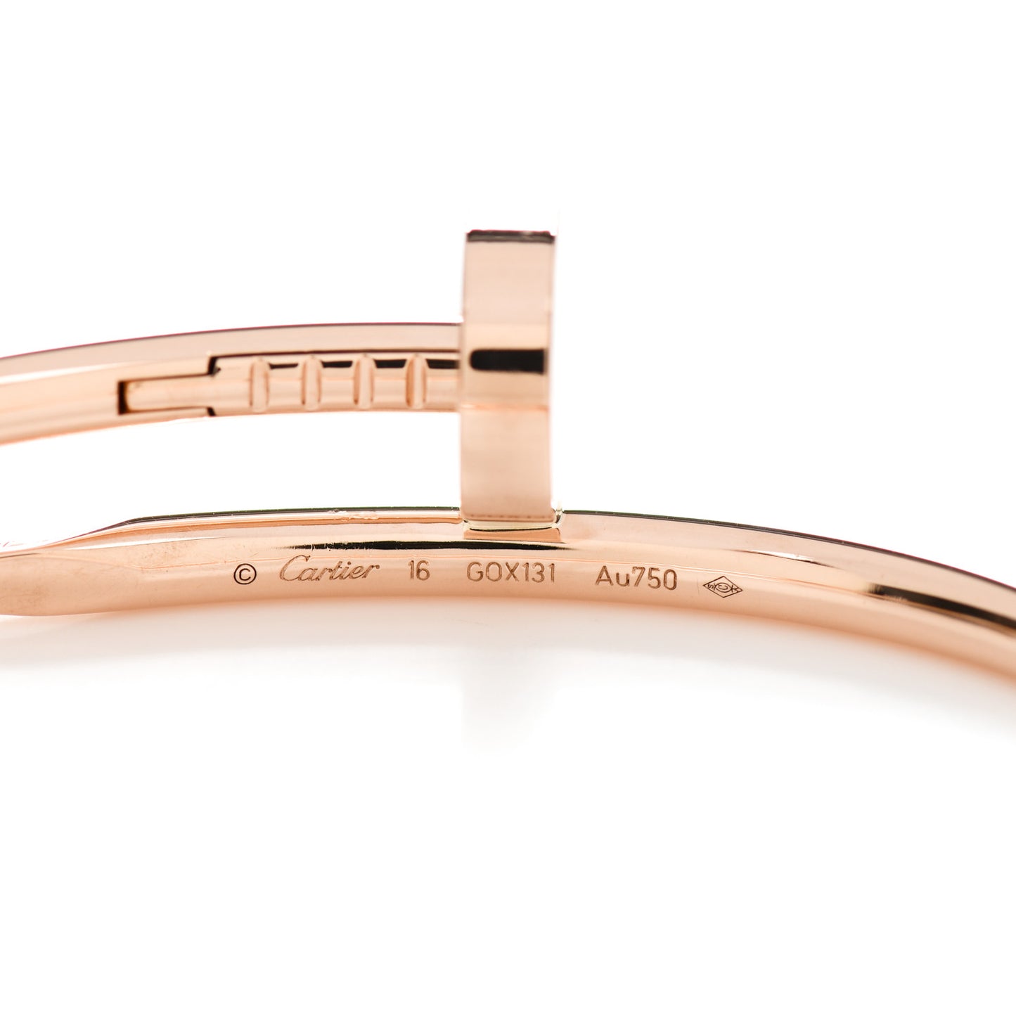 18K Pink Gold Juste Un Clou Bracelet 16