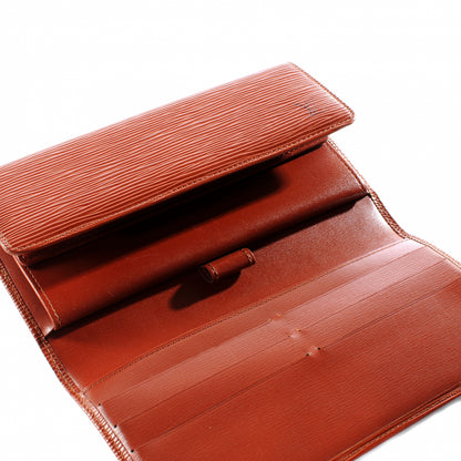 Louis Vuitton Epi Porte Tresor International Wallet Kenyan Fawn 3 of 10