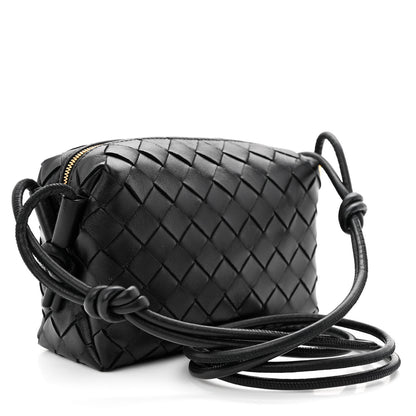 Bottega Veneta Nappa Intrecciato Mini Loop Camera Bag Black 3 of 10
