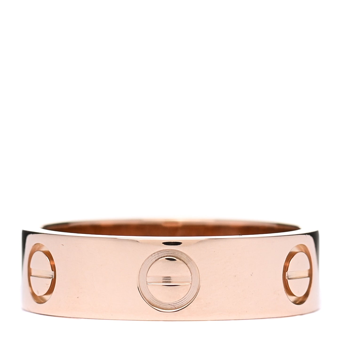 18K Pink Gold 5.5mm LOVE Ring 54 6.75