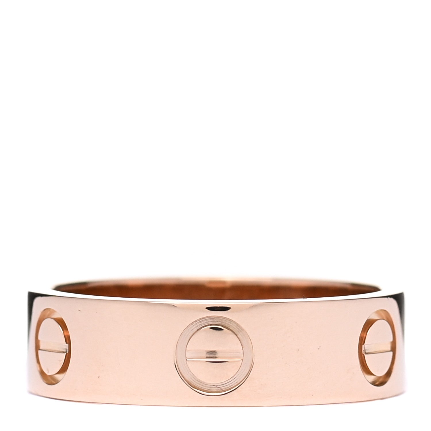 Cartier 18K Pink Gold 5.5mm LOVE Ring 54 6.75 3 of 4