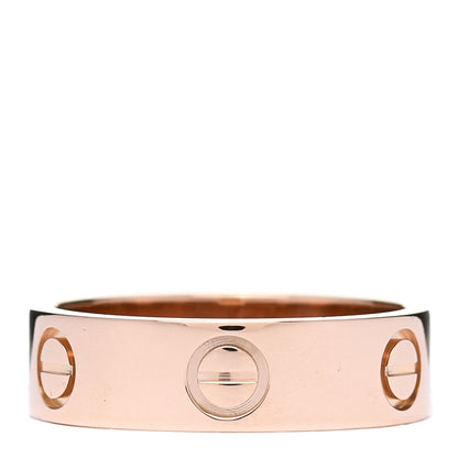 Cartier 18K Pink Gold 5.5mm LOVE Ring 54 6.75 3 of 4
