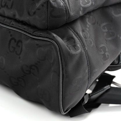 Gucci Econyl Nylon Monogram Off The Grid Backpack Black 9 of 10
