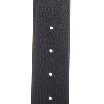 Gucci Dollar Calfskin 1973 Reversible Belt 90 36 Black Mineral Blue 5 of 5