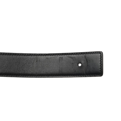 Hermes Box Togo 32mm Belt Strap 95 Black Etoupe 9 of 11