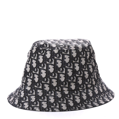 Christian Dior Oblique Reversible Teddy-D Brim Bucket Hat 57 Blue 2 of 14