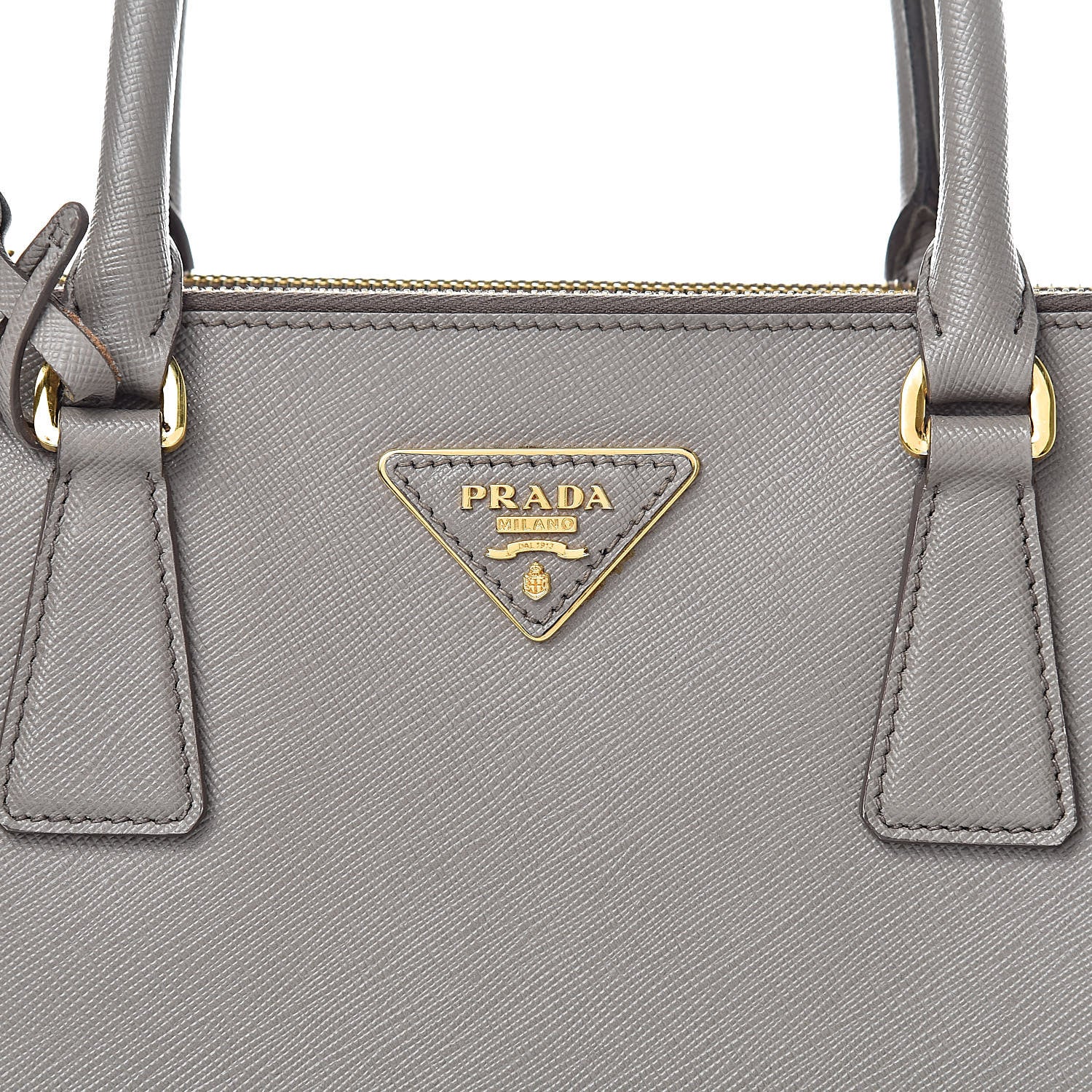 Prada Saffiano Small Galleria Double Zip Tote Argilla 22 of 22