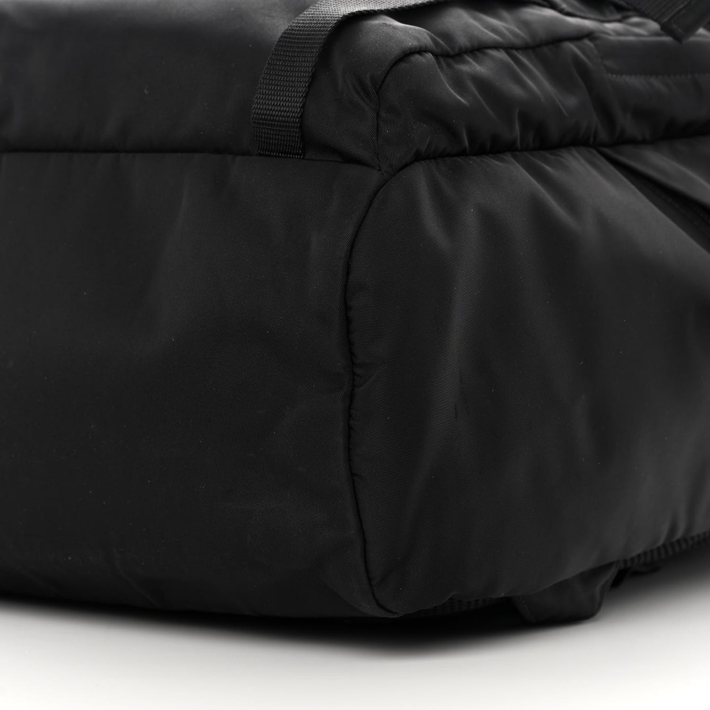 Tessuto Nylon Montagna Double Buckle Backpack Black