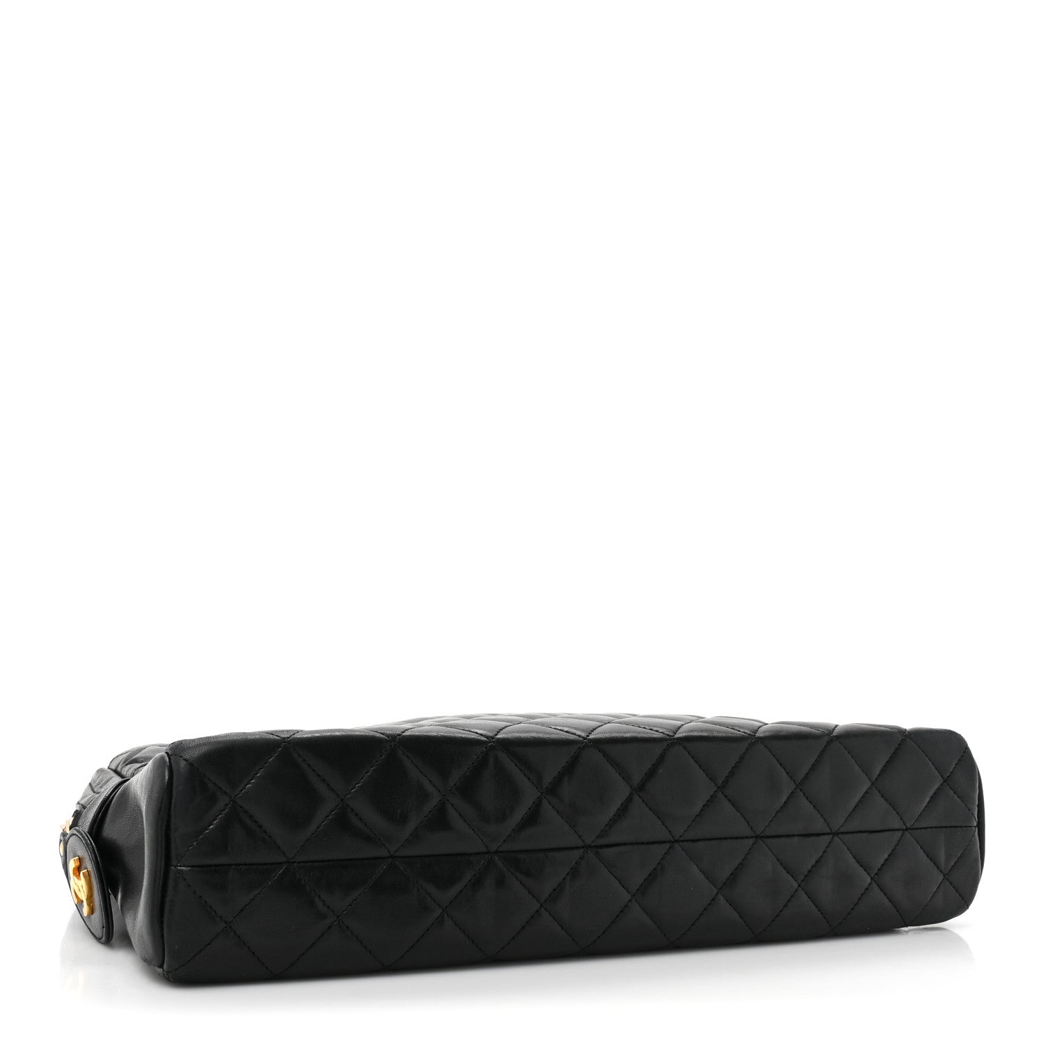 Chanel Lambskin Quilted Large Camera Case Black 4 of 16