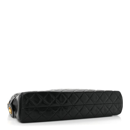 Chanel Lambskin Quilted Large Camera Case Black 4 of 16