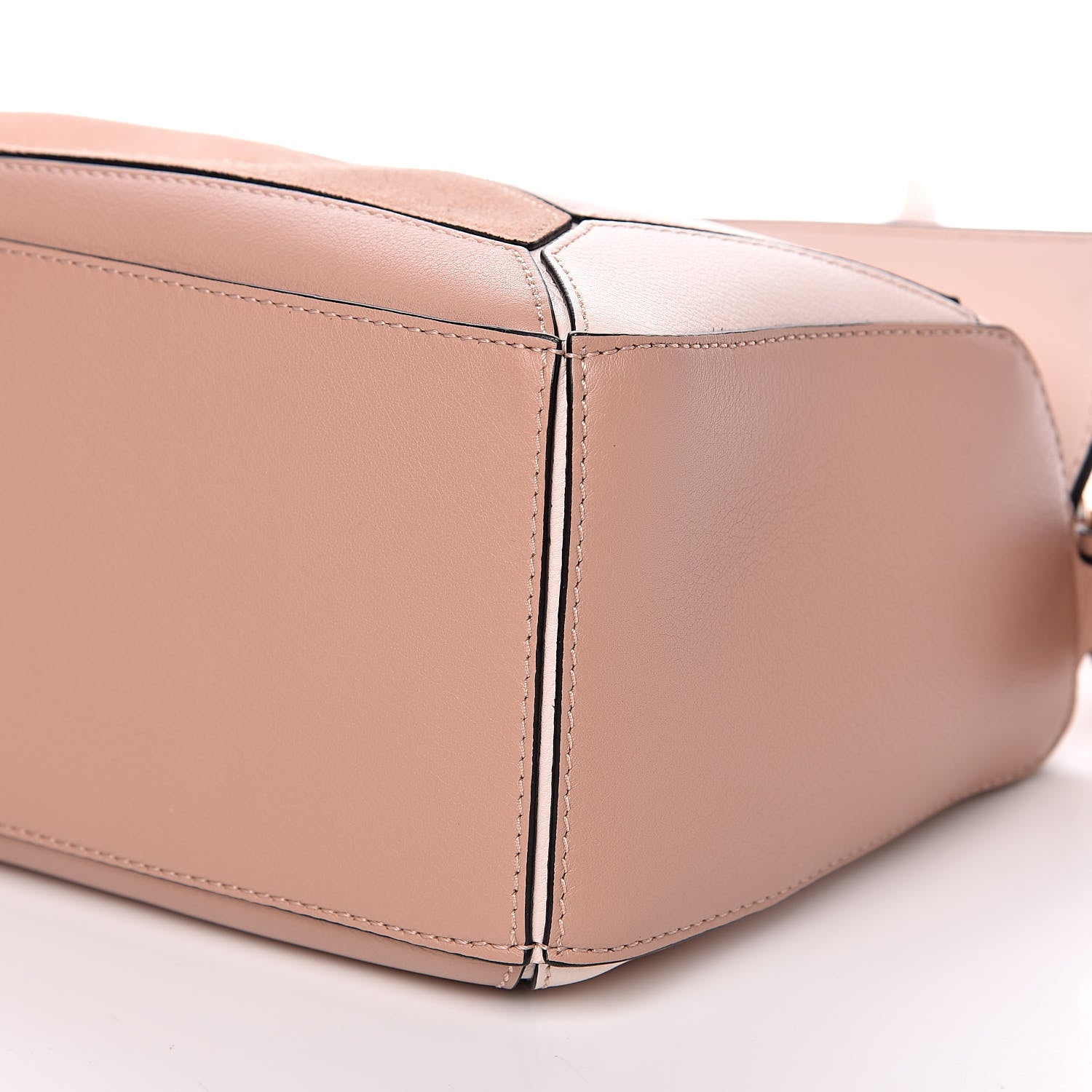 Loewe Calfskin Suede Small Puzzle Bag Blush 9 of 9