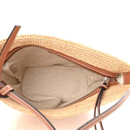 Loewe Raffia Crossbody Bag Natural Tan 5 of 9
