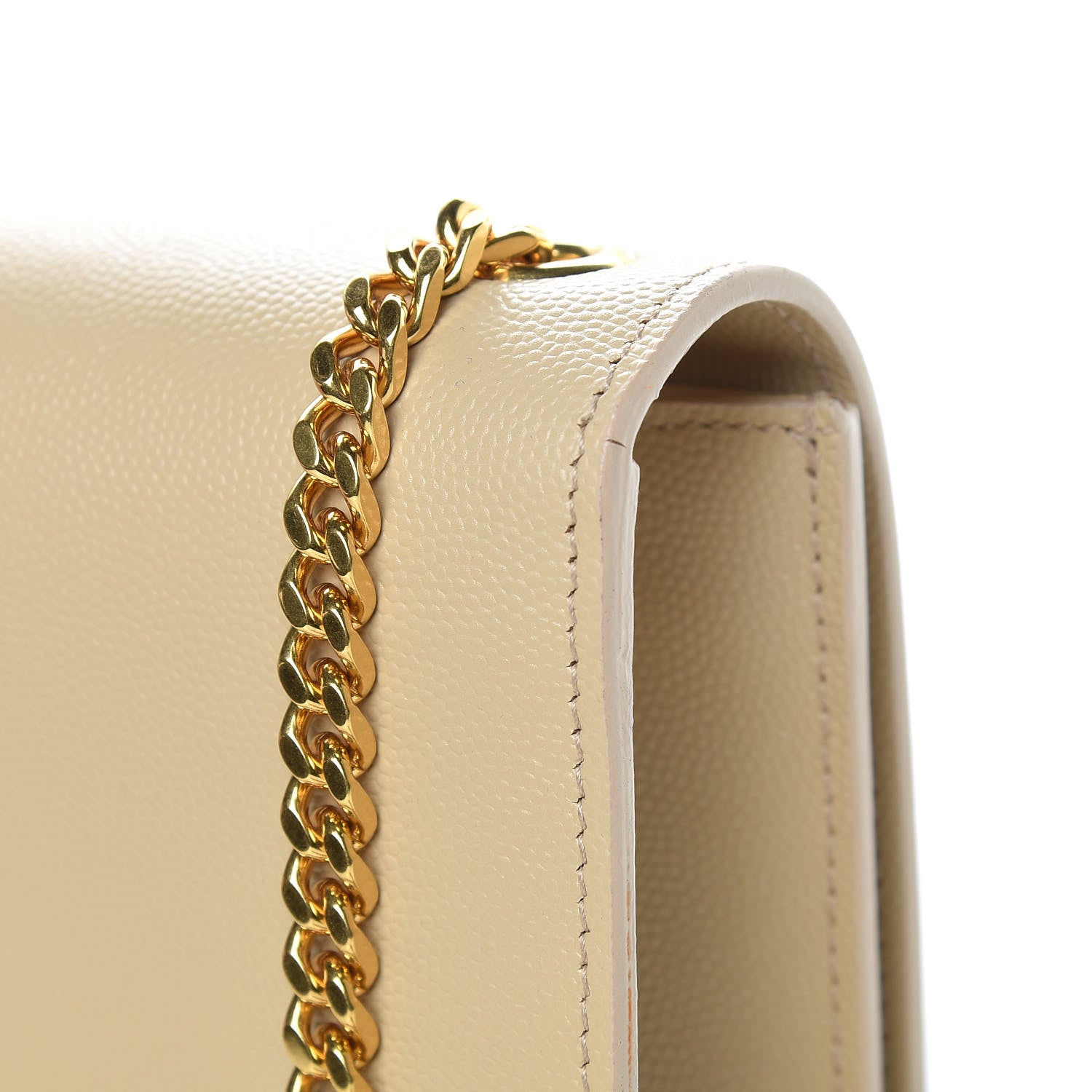 Saint Laurent Grain De Poudre Small Monogram Kate Satchel Nude Powder 11 of 11