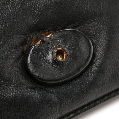 Chanel Lambskin Quilted Diamond CC Flap Black 13 of 16