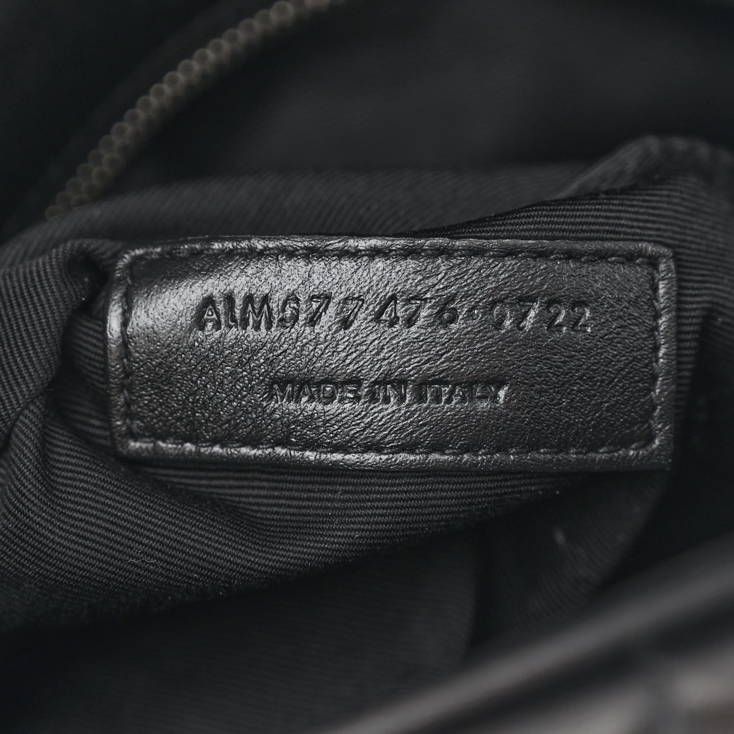 Lambskin Quilted Small Loulou Puffer Monogram Chain Satchel Black